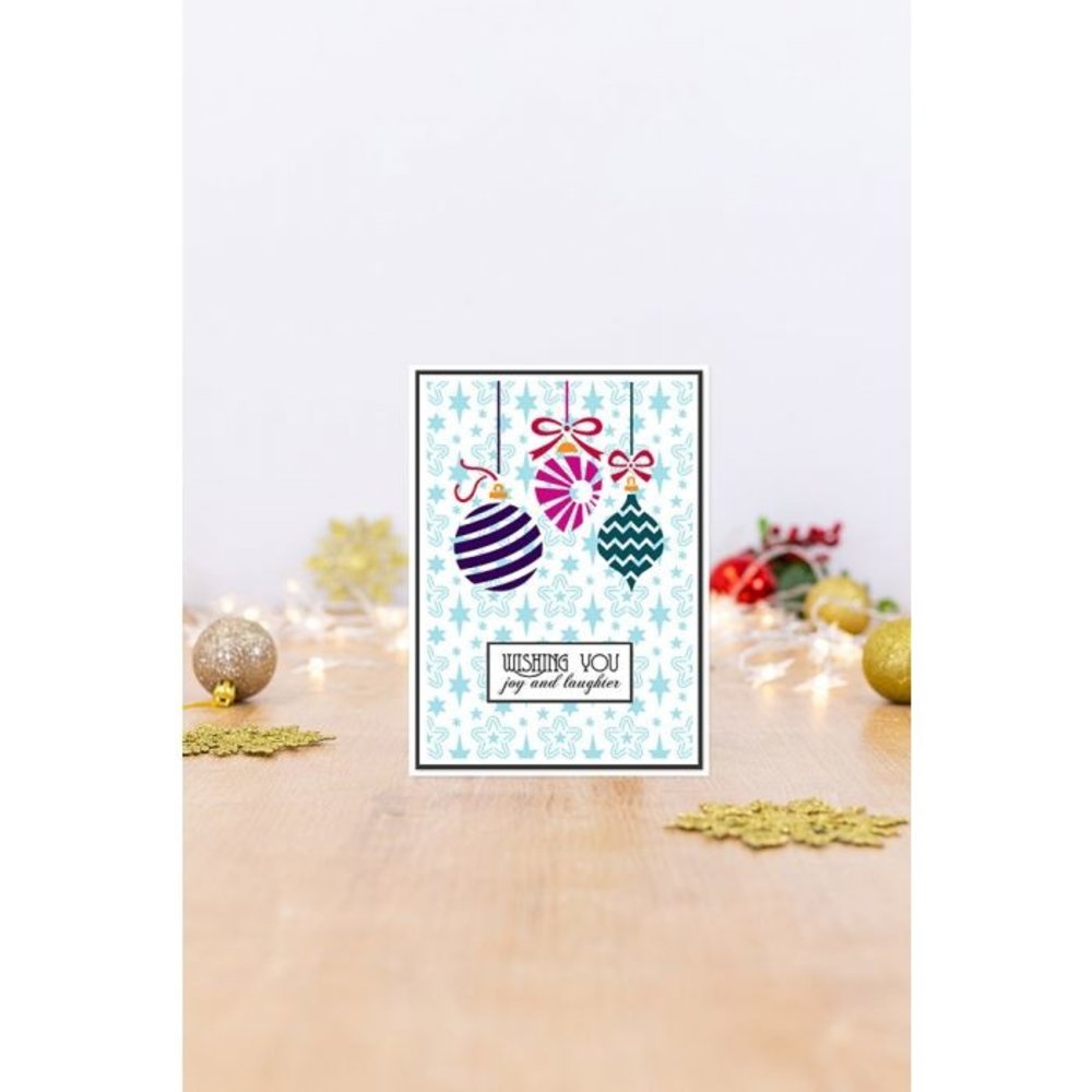 Crafter's Companion Baubles and Stars Simple Christmas Stencils (CC-STEN-BAUSTA) (OUTLET)