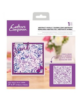 Crafter's Companion Abstract Swirls Background Stencils (CC-STEN-ABSSW) (OUTLET)