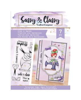 Crafter's Companion Sassy & Classy Clear Stamps Dress To Impress (SAC-STP-DRETI) (OUTLET) Crafter's Companion Sassy & Classy Clear Stamps Dress To Impress (SAC-STP-DRETI) (OUTLET)