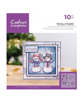 Crafter's Companion Snow Day Clear Stamps (CC-ST-CA-SNDA) (OUTLET)