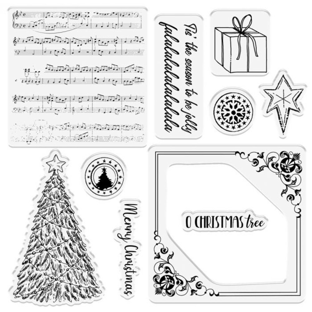 Crafter's Companion Under the Christmas Tree Clear Stamps (CC-ST-CA-UTCT) (OUTLET)