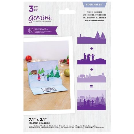 Gemini A Snow Day Scene Edge'ables Dies (GEM-MD-EDG-SDSC) (DISCONTINUED) Gemini A Snow Day Scene Edge'ables Dies (GEM-MD-EDG-SDSC) (DISCONTINUED)