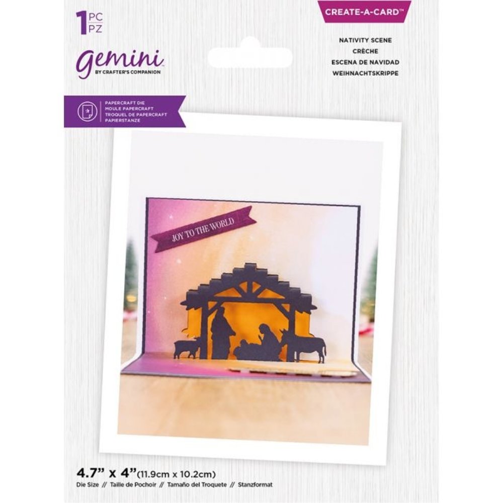 Gemini Christmas Pop Out Nativity Scene Create-a-Card Dies (GEM-MD-CAD-NATS) (DISCONTINUED) Gemini Christmas Pop Out Nativity Scene Create-a-Card Dies (GEM-MD-CAD-NATS) (DISCONTINUED)