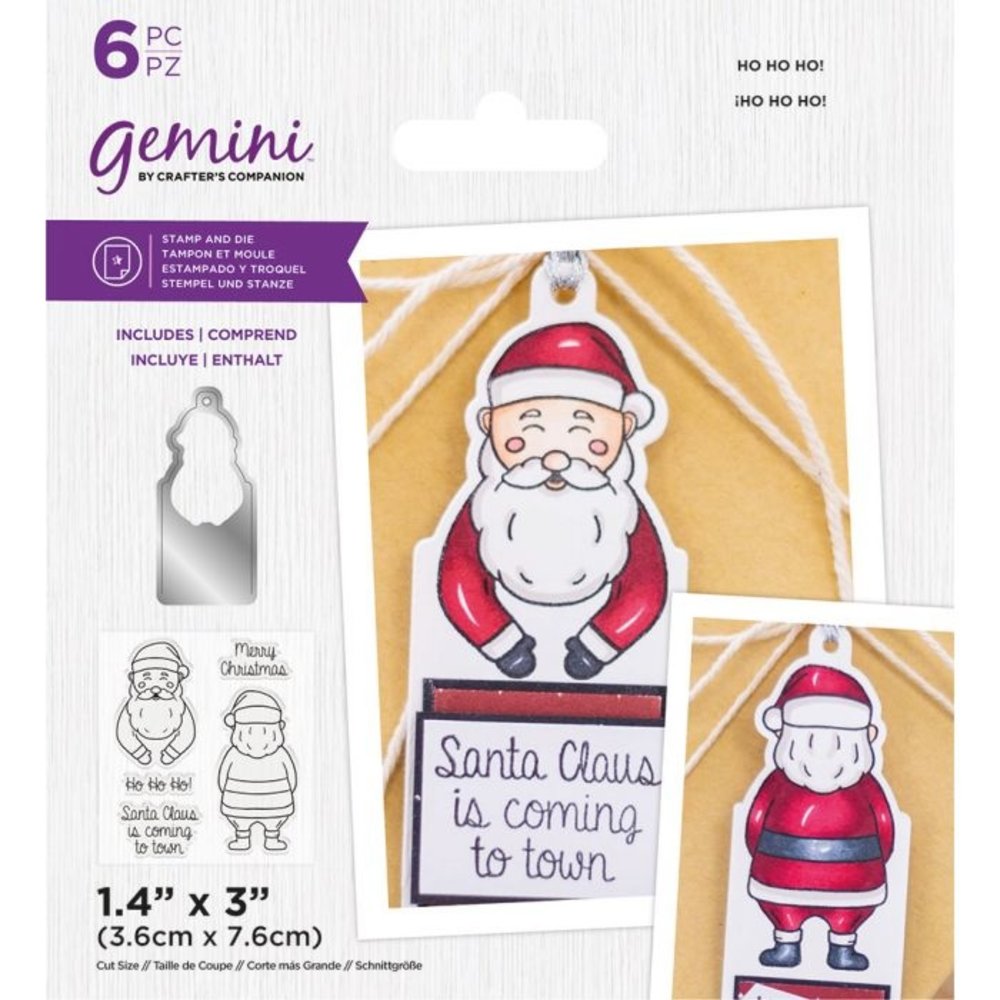 Gemini Ho Ho Ho! Stamp & Die (GEM-STD-HHH) (DISCONTINUED) Gemini Ho Ho Ho! Stamp & Die (GEM-STD-HHH) (DISCONTINUED)