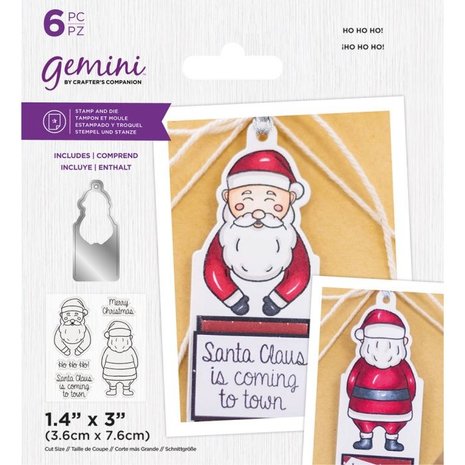 Gemini Ho Ho Ho! Stamp & Die (GEM-STD-HHH) (DISCONTINUED) Gemini Ho Ho Ho! Stamp & Die (GEM-STD-HHH) (DISCONTINUED)