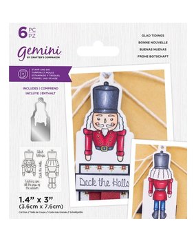 Gemini Glad Tidings Stamp & Die (GEM-STD-GLTI) (OUTLET)