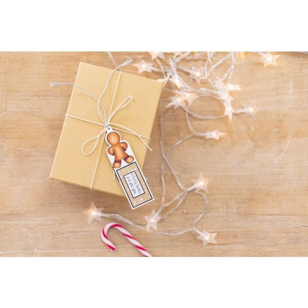 Gemini Gingerbread Wishes Stamp & Die (GEM-STD-GIWI) (OUTLET)