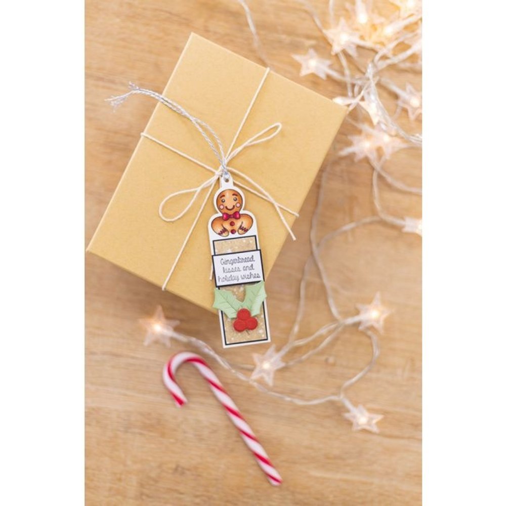 Gemini Gingerbread Wishes Stamp & Die (GEM-STD-GIWI) (OUTLET)