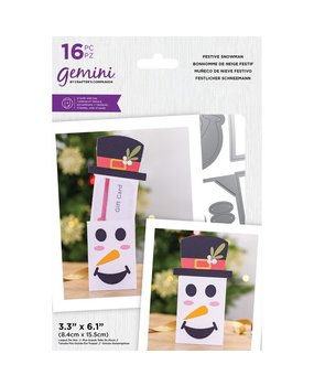 Gemini Festive Snowman Stamp/Die/Template (GEM-STD-FESS) (DISCONTINUED) Gemini Festive Snowman Stamp/Die/Template (GEM-STD-FESS) (DISCONTINUED)
