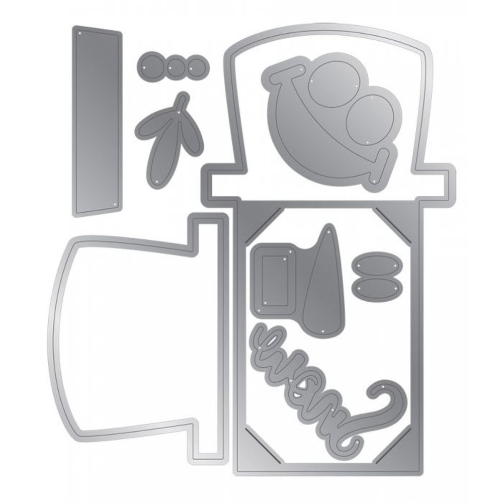 Gemini Festive Snowman Stamp/Die/Template (GEM-STD-FESS) (DISCONTINUED) Gemini Festive Snowman Stamp/Die/Template (GEM-STD-FESS) (DISCONTINUED)