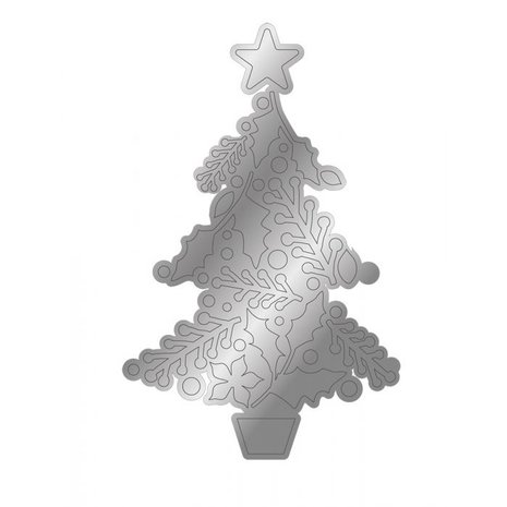 Gemini Holly Tree Stamp & Die (GEM-STD-HOTR) (DISCONTINUED)