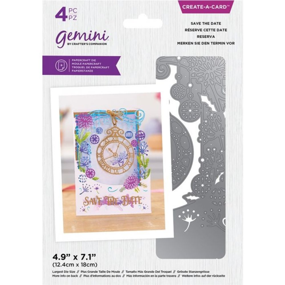 Gemini Save The Date Create-a-Card Dies (GEM-MD-CAD-SATD) (DISCONTINUED) Gemini Save The Date Create-a-Card Dies (GEM-MD-CAD-SATD) (DISCONTINUED)