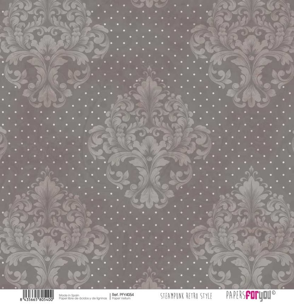 Papers For You Steampunk Retro Style Vellum Paper Pack (6pcs) (PFY-4051) (DISCONTINUED) Papers For You Steampunk Retro Style Vellum Paper Pack (6pcs) (PFY-4051) (DISCONTINUED)