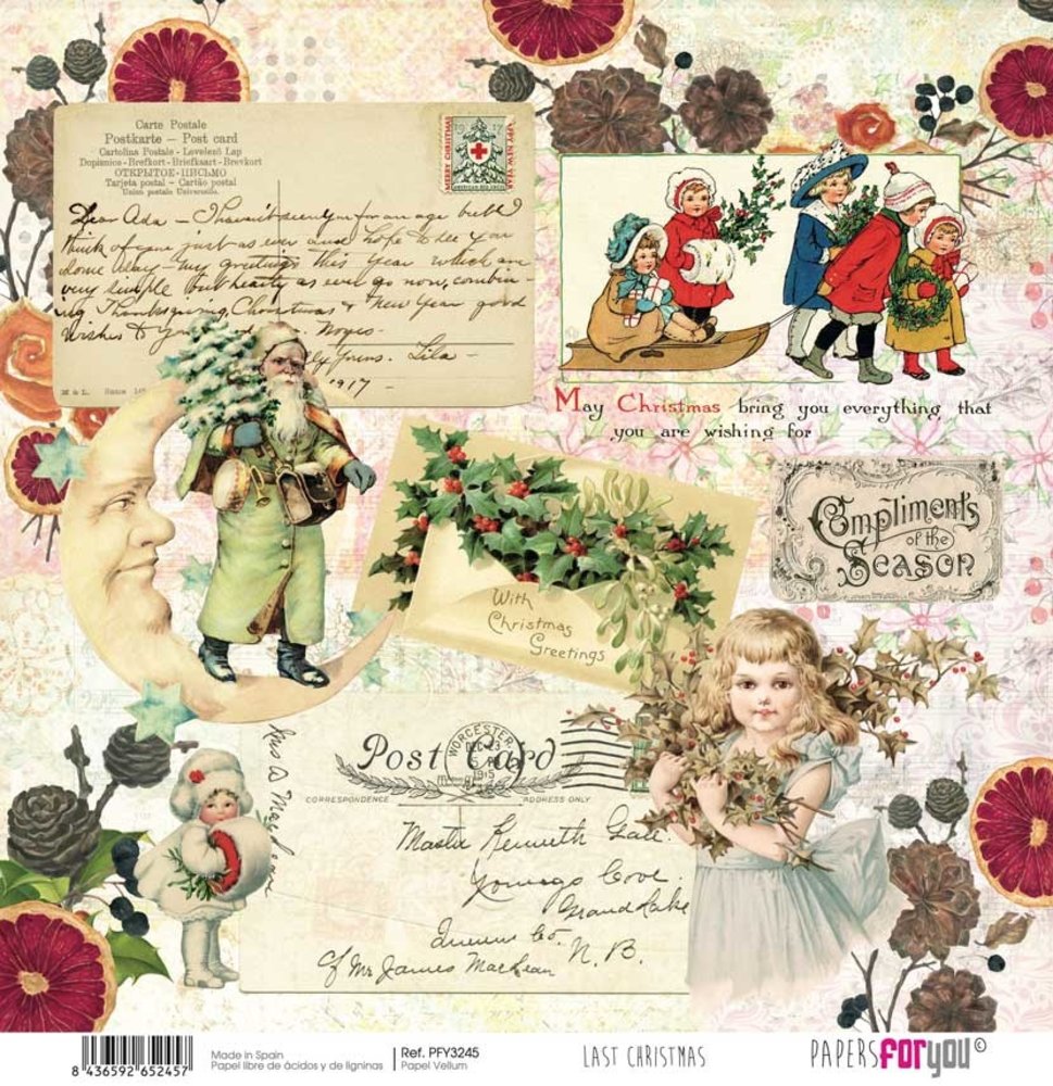 Papers For You Last Christmas Vellum Paper Pack (6pcs) (PFY-3258) (DISCONTINUED) Papers For You Last Christmas Vellum Paper Pack (6pcs) (PFY-3258) (DISCONTINUED)