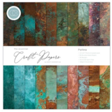 Craft Consortium Essential Craft Papers 12x12 Inch Paper Pad Patina (CCEPAD017)