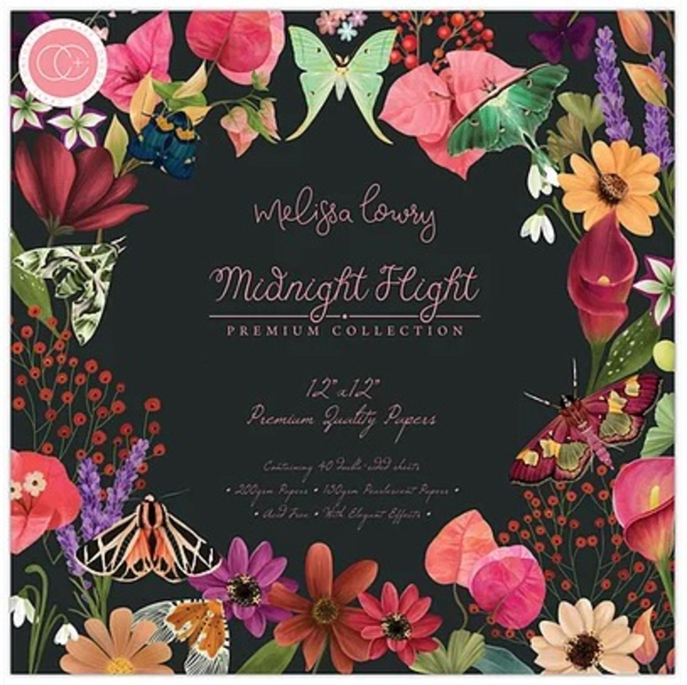 Craft Consortium Midnight Flight 12x12 Inch Paper Pad (CCPPAD030) (DISCONTINUED)