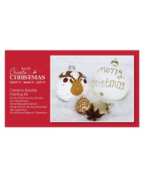 Papermania Create Christmas Bauble Painting Kit Ceramic (PMA 105211) (DISCONTINUED)