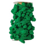 Papermania Create Christmas Pom Pom Trim Green (3m) (PMA 356923) (DISCONTINUED)