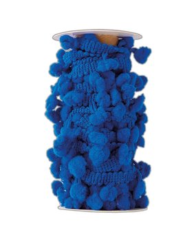 Papermania Create Christmas Pom Pom Trim Navy Blue (3m) (PMA 356924) (DISCONTINUED)