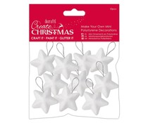 Papermania Create Christmas Make Your Own Polystyrene Mini Decorations Stars (10pcs) (PMA 827915)