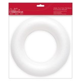 Papermania Create Christmas Make Your Own Polystyrene Flat Back Wreath (PMA 827919) (DISCONTINUED)