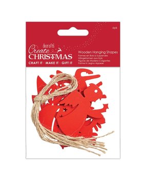 Papermania Create Christmas Wooden Hanging Shapes (6pcs) (PMA 174993) (DISCONTINUED) Papermania Create Christmas Wooden Hanging Shapes (6pcs) (PMA 174993) (DISCONTINUED)