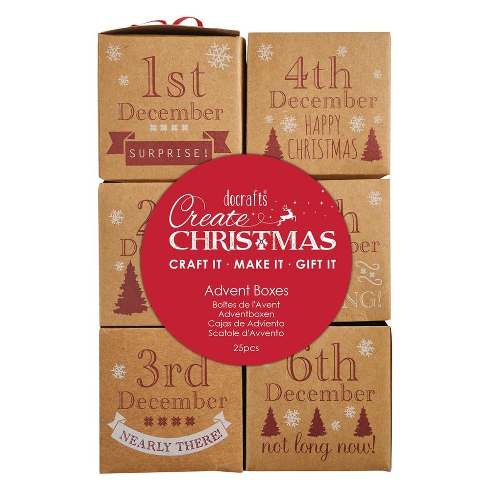 Papermania Create Christmas 25 Advent Boxes (PMA 105909) (DISCONTINUED) Papermania Create Christmas 25 Advent Boxes (PMA 105909) (DISCONTINUED)