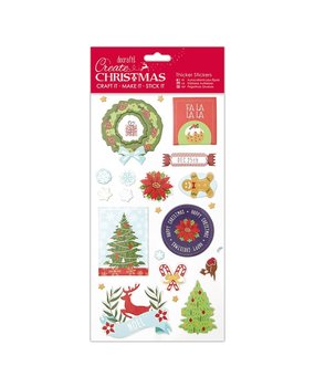 Papermania Create Christmas Thicker Stickers Christmas Icons (PMA 351805) (DISCONTINUED)