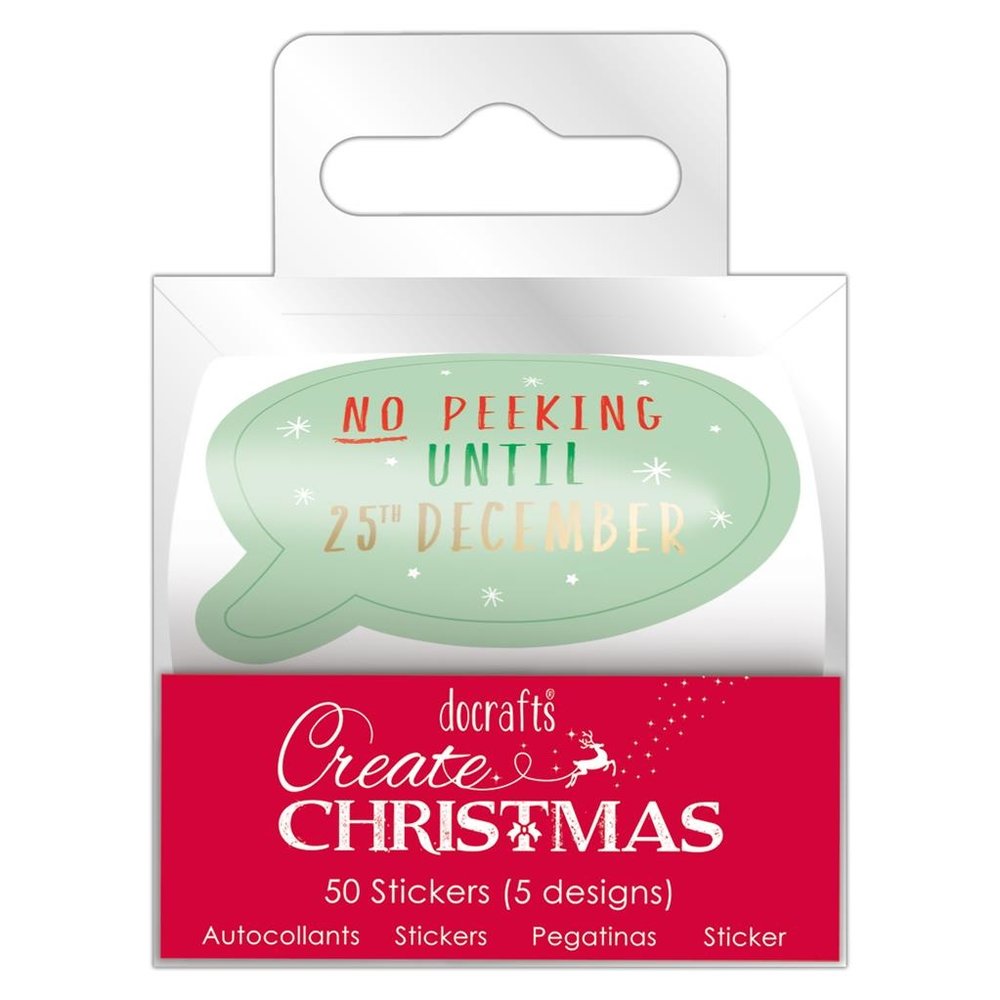 Papermania Create Christmas Sentiment Stickers (50pcs) (PMA 804938) (DISCONTINUED) Papermania Create Christmas Sentiment Stickers (50pcs) (PMA 804938) (DISCONTINUED)
