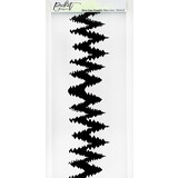 Picket Fence Studios Slim Line Double Tree Line 4x10 Inch Stencil (SC-258) (OUTLET)