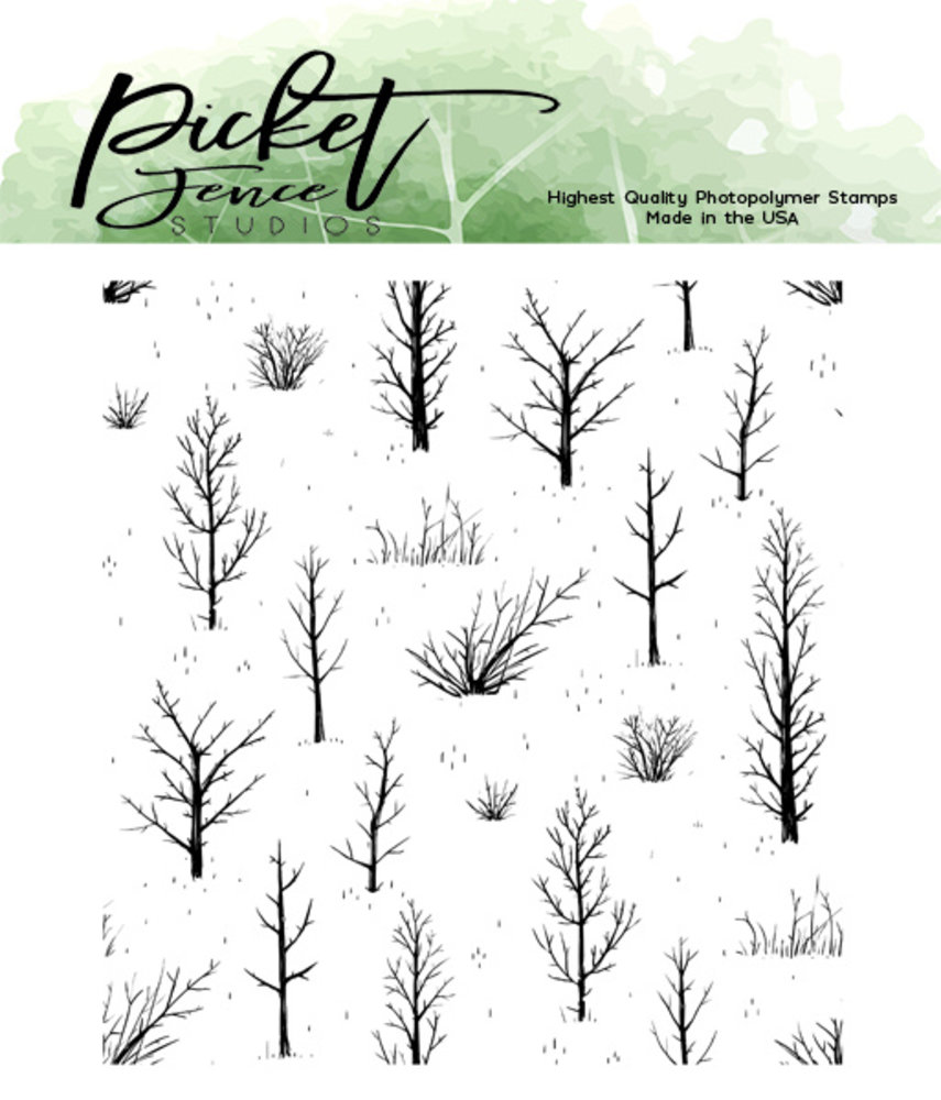 Picket Fence Studios Autumn Field 4x4 Inch Clear Stamps (BB-170) (OUTLET)