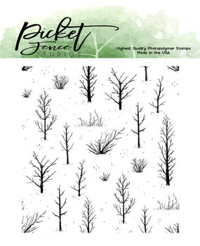 Picket Fence Studios Autumn Field 4x4 Inch Clear Stamps (BB-170) (OUTLET)