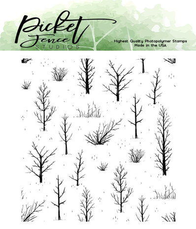 Picket Fence Studios Autumn Field 4x4 Inch Clear Stamps (BB-170) (OUTLET)