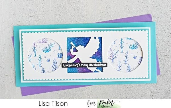 Picket Fence Studios Autumn Field 4x4 Inch Clear Stamps (BB-170) (OUTLET)