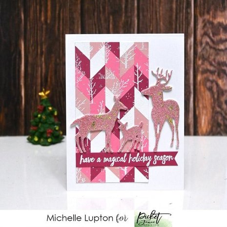 Picket Fence Studios Autumn Field 4x4 Inch Clear Stamps (BB-170) (OUTLET)