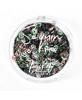 Picket Fence Studios More Peppermint Kisses Sequin Mix (SQ-143) (OUTLET)