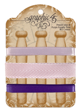 Graphic 45 Trim French Lilac & Purple Royalty (4502294) (OUTLET) Graphic 45 Trim French Lilac & Purple Royalty (4502294) (OUTLET)