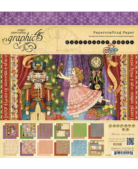 Graphic 45 Nutcracker Sweet 8x8 Inch Paper Pad (4500562) (OUTLET)