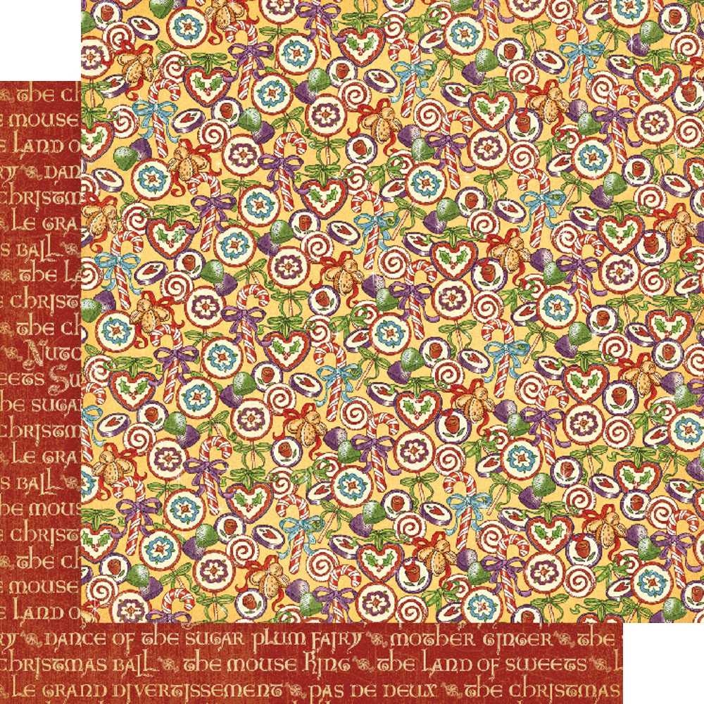 Graphic 45 Nutcracker Sweet 8x8 Inch Paper Pad (4500562) (OUTLET)