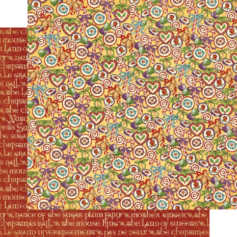 Graphic 45 Nutcracker Sweet 8x8 Inch Paper Pad (4500562) (OUTLET)