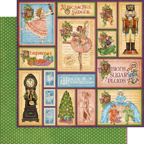 Graphic 45 Nutcracker Sweet 8x8 Inch Paper Pad (4500562) (OUTLET)