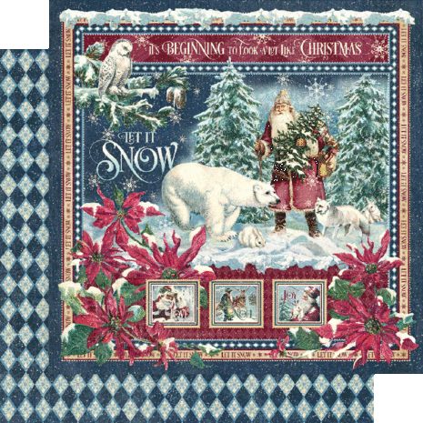Graphic 45 Let it Snow 12x12 Inch Collection Pack (4502323) (OUTLET)