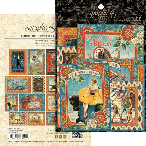 Graphic 45 Come One, Come All! Journaling Cards (4502312) (OUTLET) Graphic 45 Come One, Come All! Journaling Cards (4502312) (OUTLET)