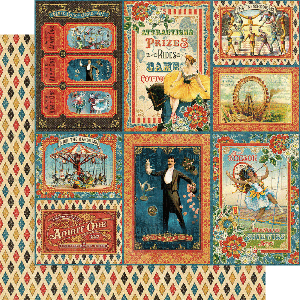 Graphic 45 Come One, Come All! 8x8 Inch Paper Pad (4502307) (OUTLET) Graphic 45 Come One, Come All! 8x8 Inch Paper Pad (4502307) (OUTLET)