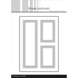 Simple and Basic A6 Card Front #3 Cutting Dies (SBD182) (DISCONTINUED)