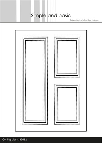 Simple and Basic A6 Card Front #3 Cutting Dies (SBD182) (DISCONTINUED) Simple and Basic A6 Card Front #3 Cutting Dies (SBD182) (DISCONTINUED)