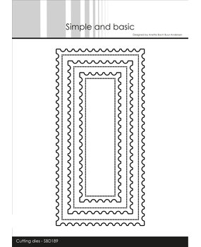 Simple and Basic Stamp Mini Slimcard Cutting Dies (SBD189) (DISCONTINUED)