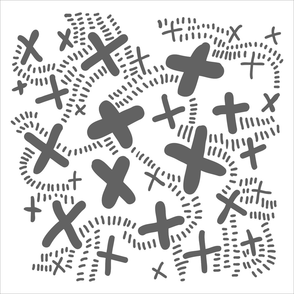 The Crafter's Workshop X Trail 12x12 Inch Stencil (TCW940) (OUTLET) The Crafter's Workshop X Trail 12x12 Inch Stencil (TCW940) (OUTLET)