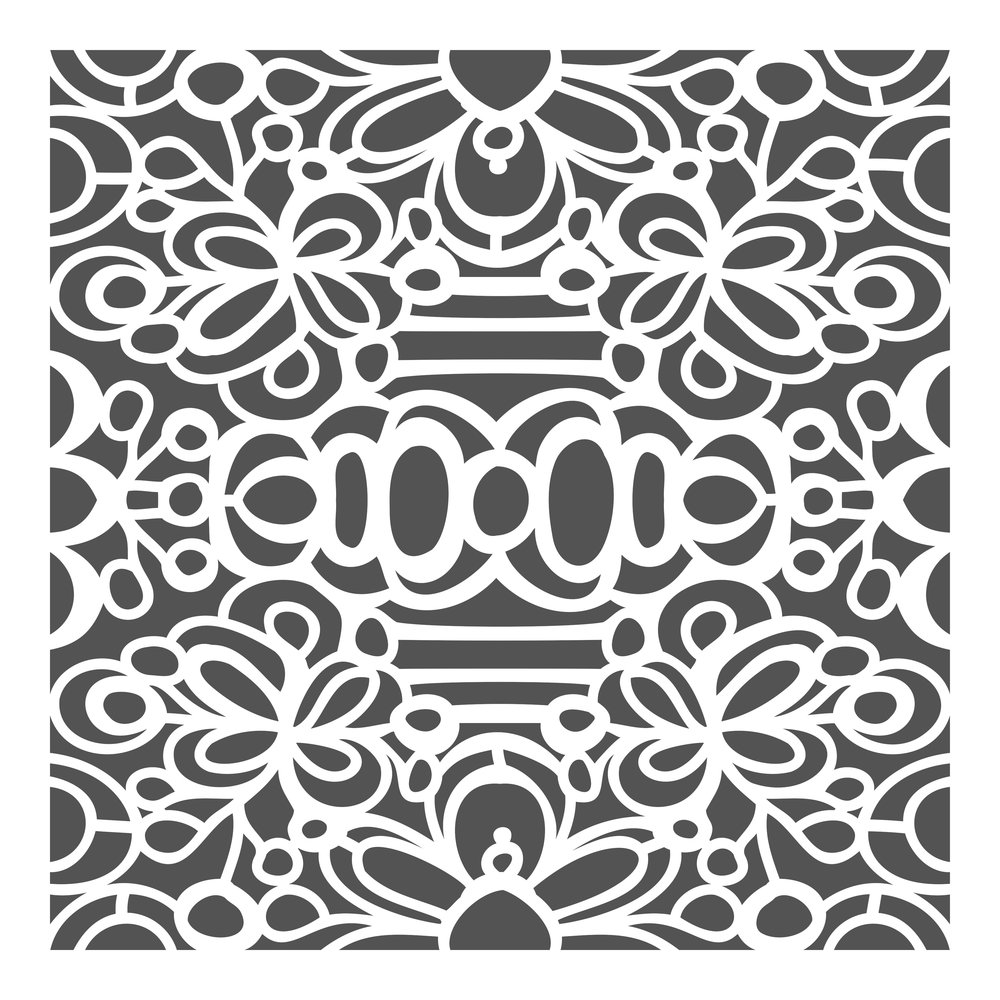 The Crafter's Workshop Secret Garden 6x6 Inch Stencil (TCW935s) (OUTLET) The Crafter's Workshop Secret Garden 6x6 Inch Stencil (TCW935s) (OUTLET)