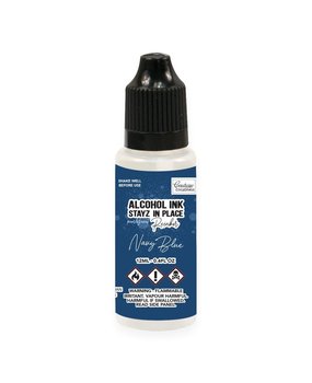 Couture Creations Stayz in Place Alcohol Ink Pearlescent Navy Blue (12ml) Reinker (CO728225) (OUTLET)